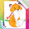 Colorcitos + Aquarelo junior azor 12pzs + Boligrafo Azor azul Gratis