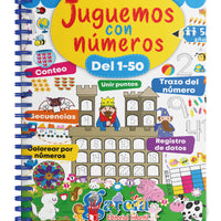 JUGUEMOS CON NÚMEROS DEL 1 - 50