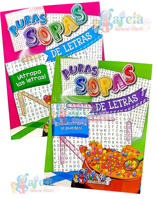 Puras Sopas de Letras MAYUSCULAS