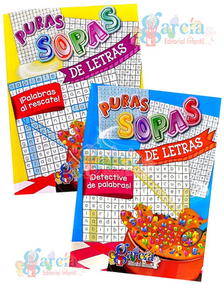 Puras sopas de Letras minúsculas