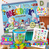 Abecedario Lectoescritura + Letras alfabeto  bote con 60