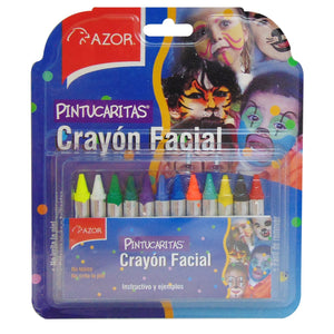 Crayón facial Azor Pintucaritas c/12