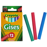 Gis comprimido, 12 colores - Crayola