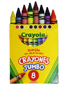Crayón Jumbo, 8 colores - Crayola